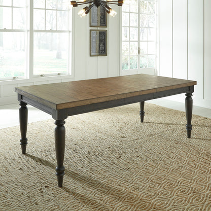 Harvest Home - Rectangular Leg Table - Chalkboard