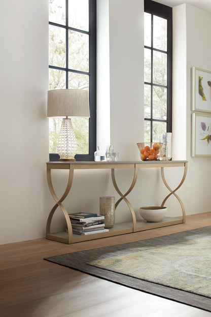 Elixir - Console Table - Pearl Silver
