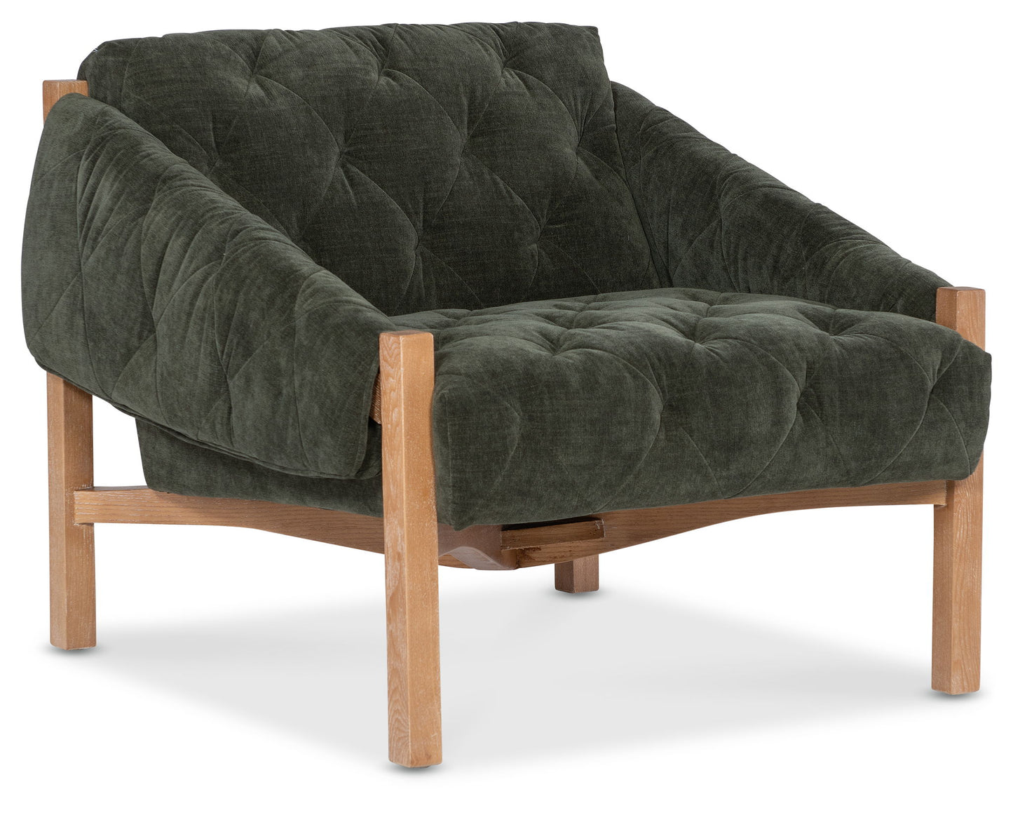 CC - Kerns Accent Chair - Dark Gray / Light Brown