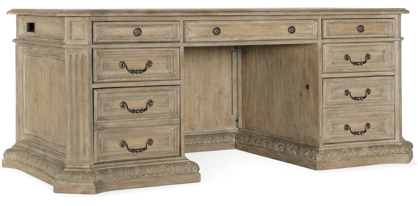 Castella - Executive Desk - Light Brown