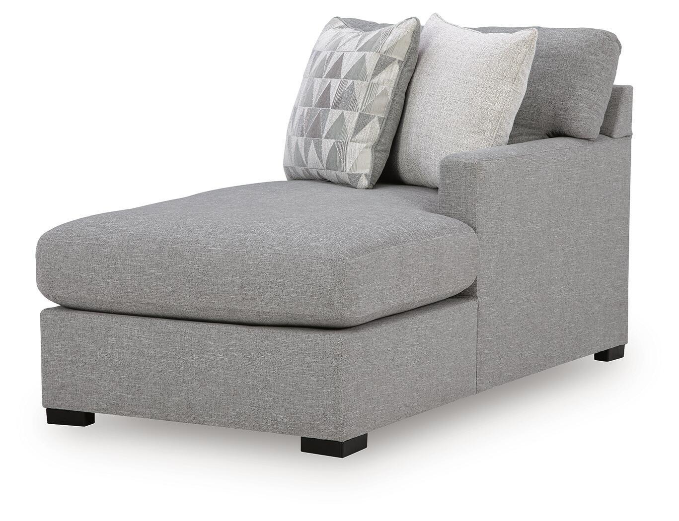 UrbanCrest - RAF Corner Chaise - Pewter