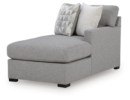 UrbanCrest - RAF Corner Chaise - Pewter
