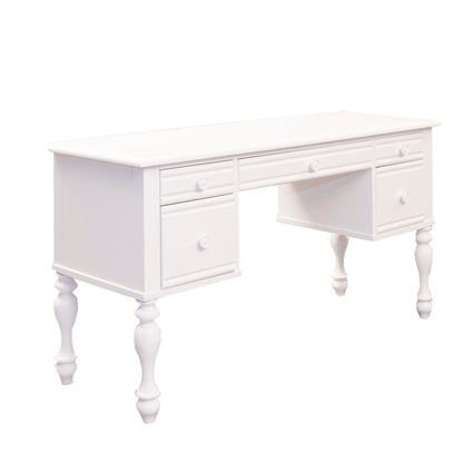 Summer House - Wood Vanity Desk - Oyster White