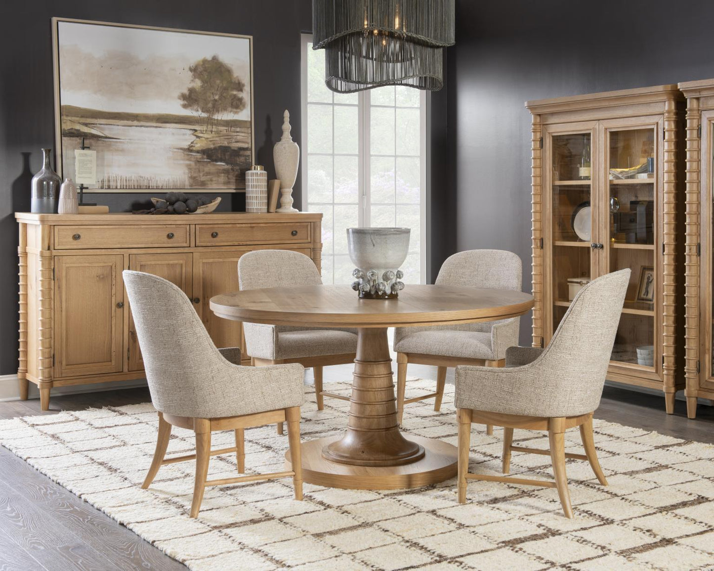 Seraphina - Complete Round Dining Table