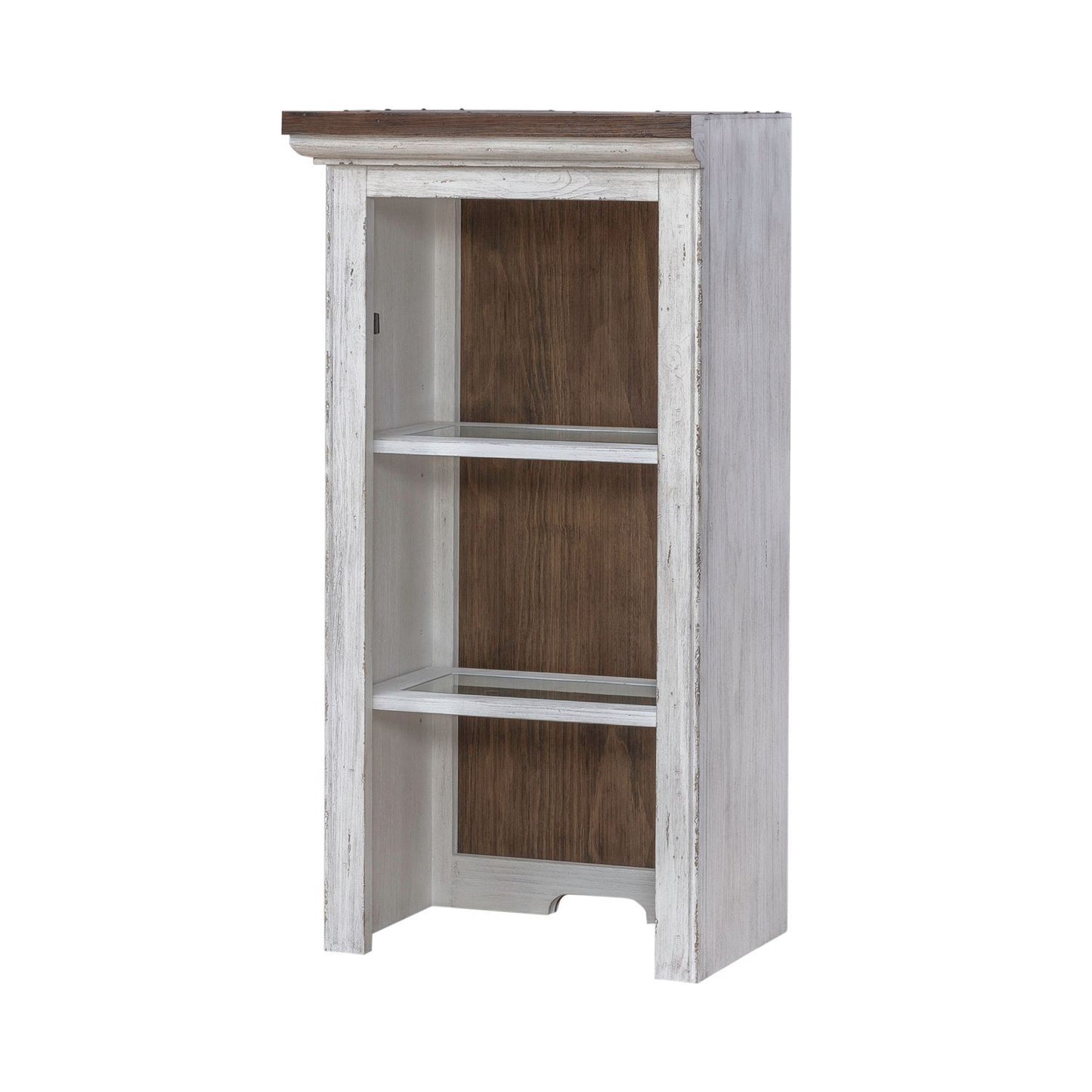 River Place - Left Pier Top - Riverstone White & Tobacco