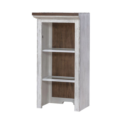 River Place - Left Pier Top - Riverstone White & Tobacco