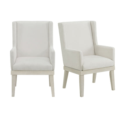 Avalanche - Dining Arm Chair (Set of 2) - Antique White