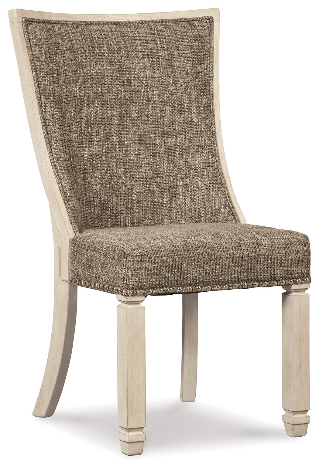 Bolanburg - Dining UPH Side Chair (Set of 2) - Lattice Back - Brown / Beige