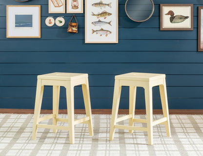 Lake House - Counter Height Backless Stool (Set of 2)