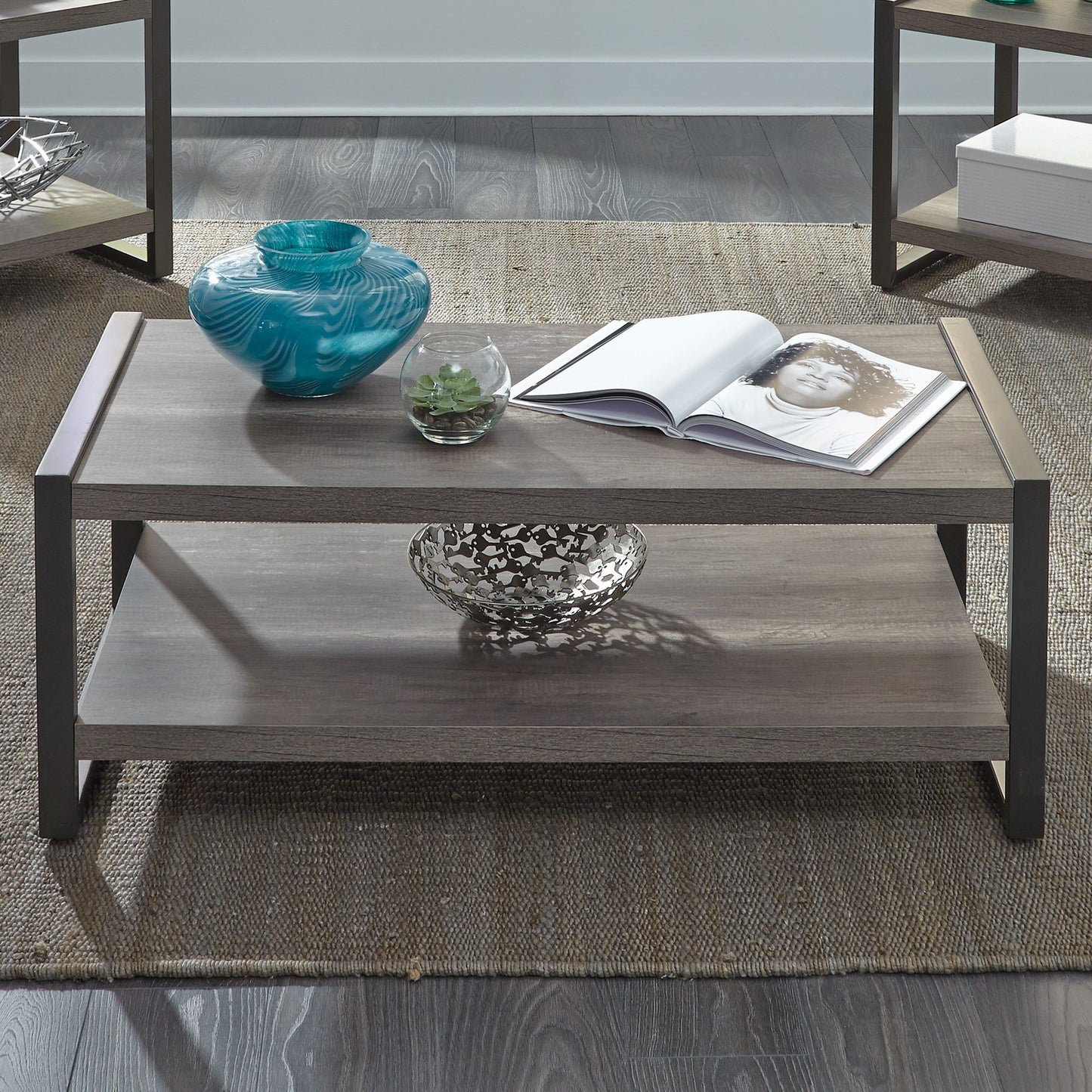 Tanners Creek - 3 Piece Table Set - Graystone