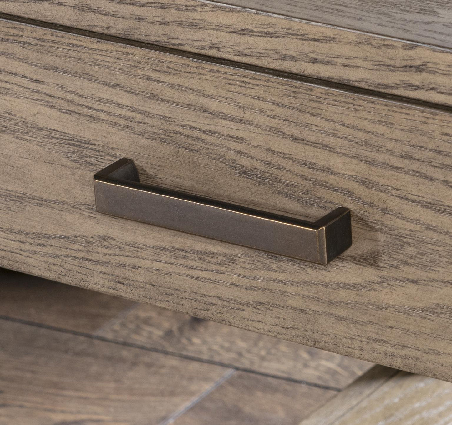 Hazel - Sofa Table - Weathered Stone