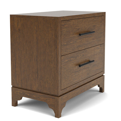 Calhoun - 2-Drawer Nightstand - Whiskey Oak