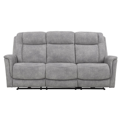 Linus - Zero Gravity Power Reclining Sofa - Hudson Gray