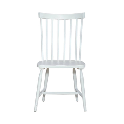 Palmetto Heights - Spindle Back Side Chair - Shell White & Driftwood