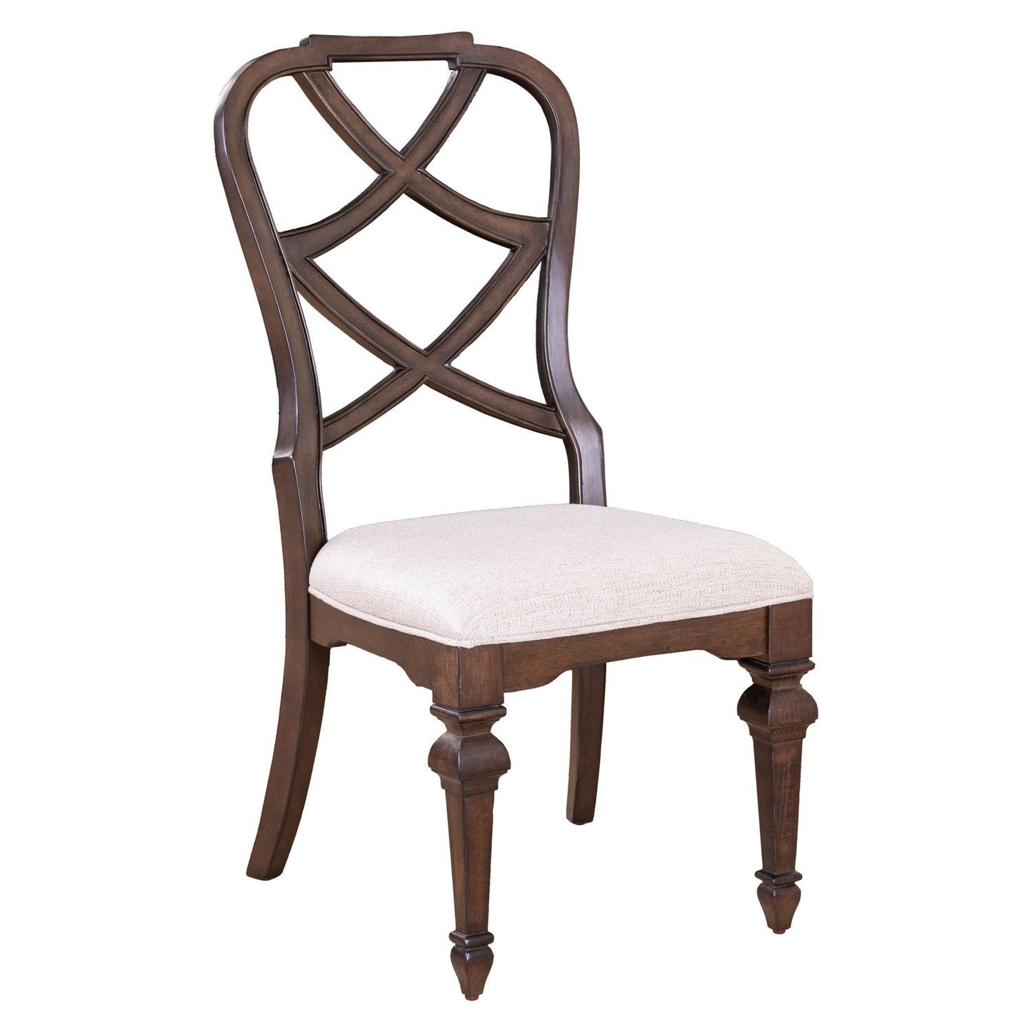 Provence Park - Wood Back Side Chair - Chateau Brown