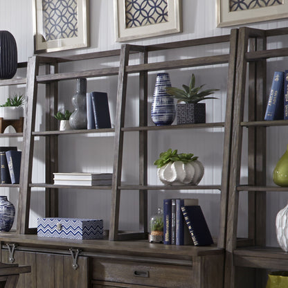 Stone Brook - Credenza Hutch - Rustic Saddle