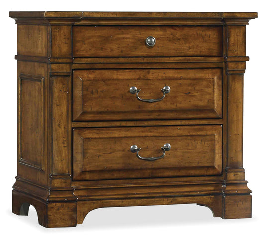 Tynecastle - Nightstand - Dark Brown