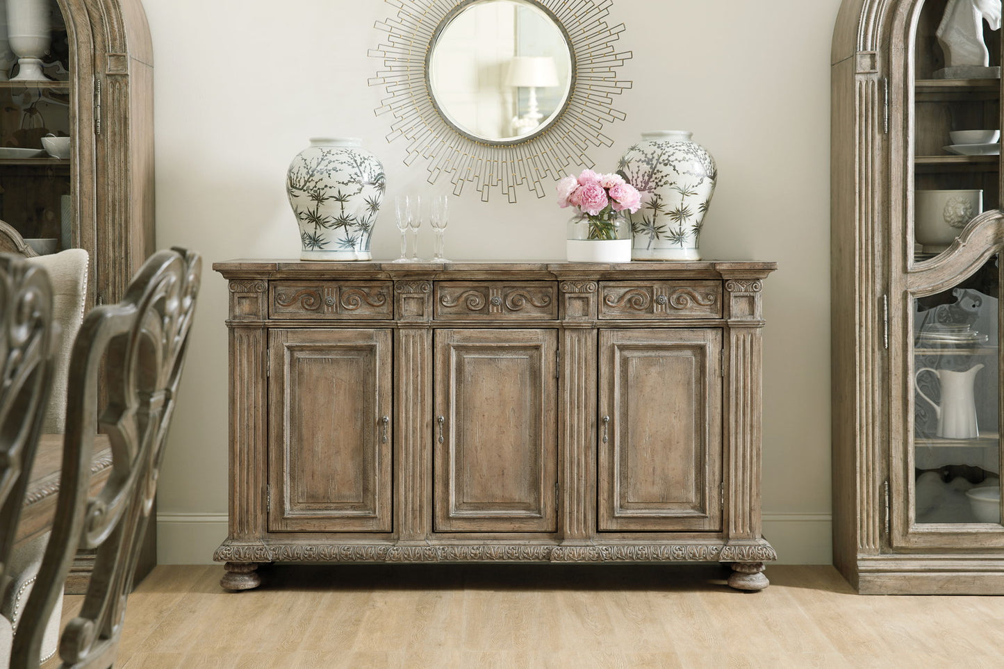 Castella - 72" Credenza - Light Brown