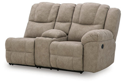 Pearce-Pike - RAF Reclining Loveseat With Console - Birch