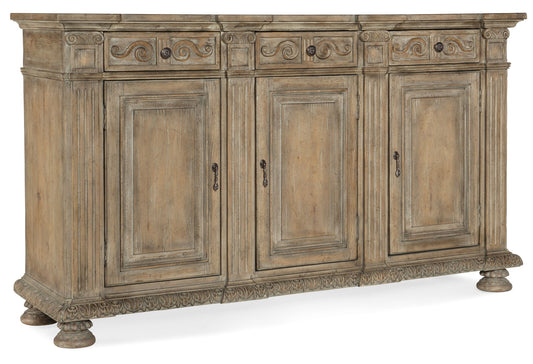 Castella - 72" Credenza - Light Brown
