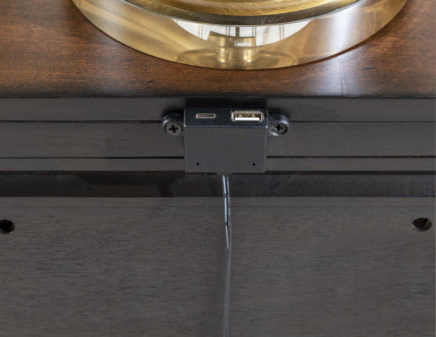 Fenmore - Open Nightstand - Mocha And Distressed Cherry