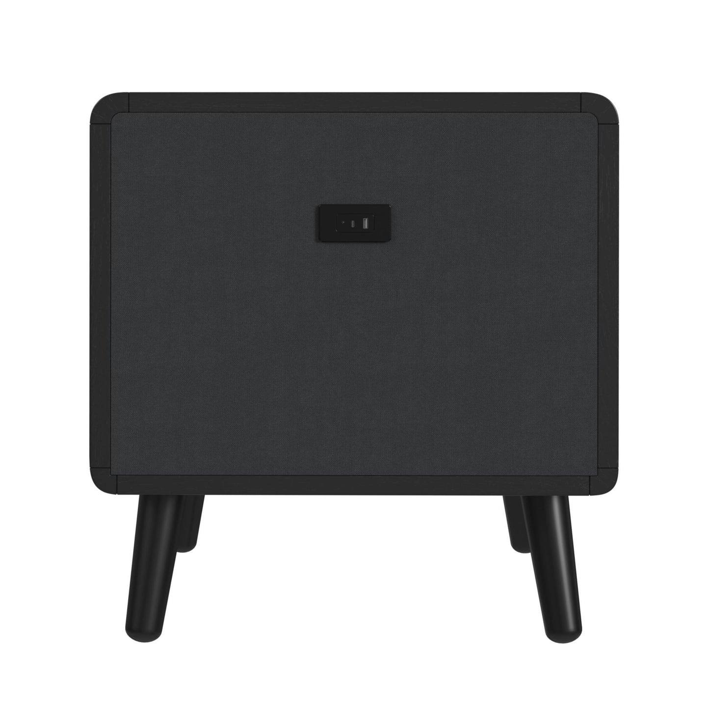 Halo - Square Smart End Table - Black