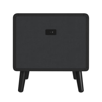 Halo - Square Smart End Table - Black