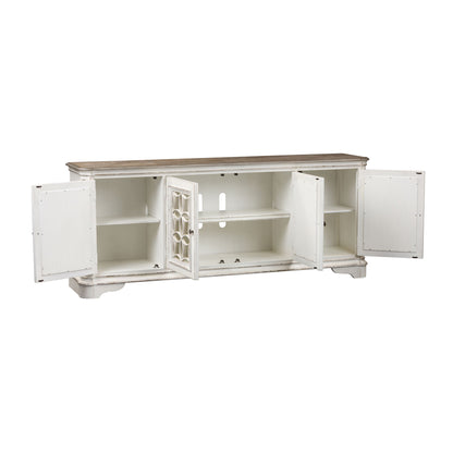 Magnolia Manor - 4 Doors TV Console - Antique White