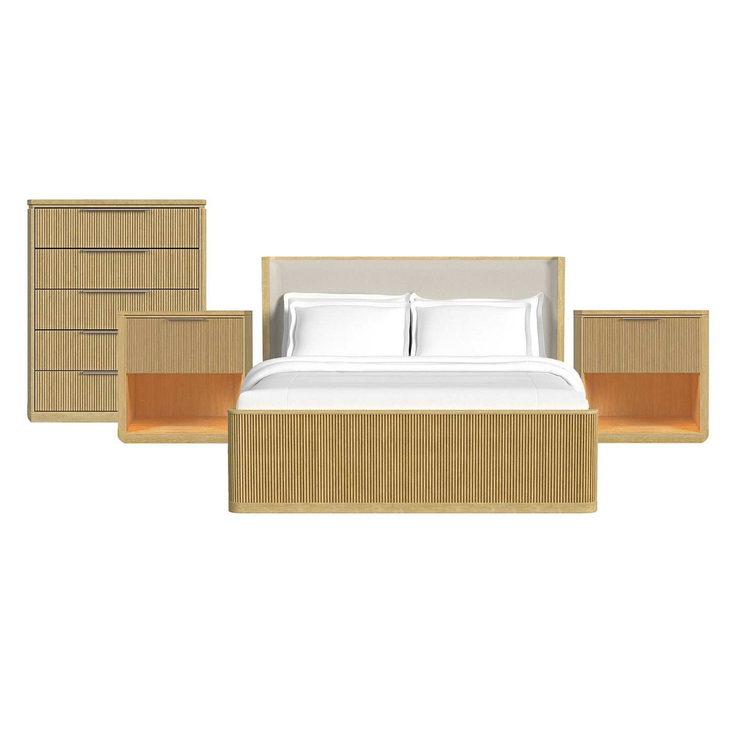 Sylvie - Bedroom Set With Upholstered Bed