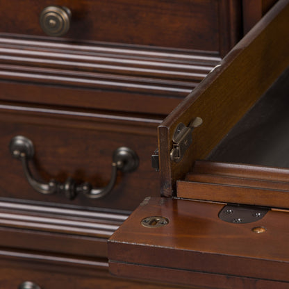Brayton Manor - Jr Executive Desk - Cognac