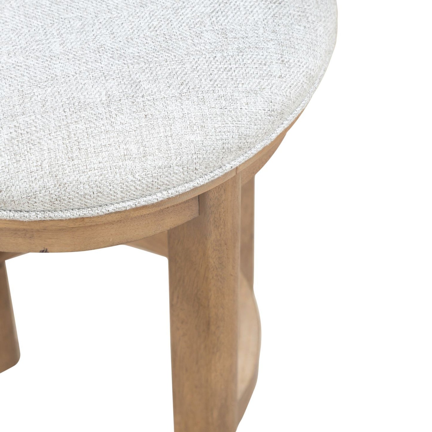 Ballentine - Upholstered Console Stool - Weathered Bronze