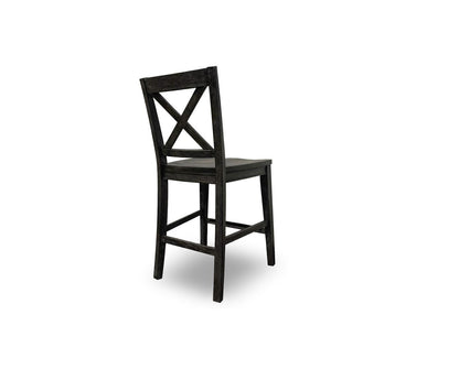 Briarwood - X-Back Counter Height Chair (Set of 2) - Sable