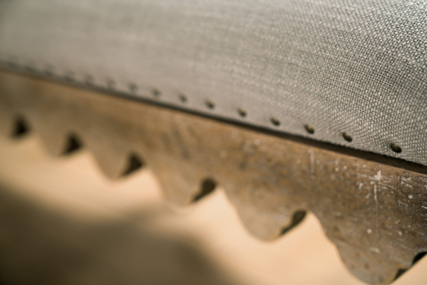 Boheme - Madera Bed Bench - Gray / Light Brown