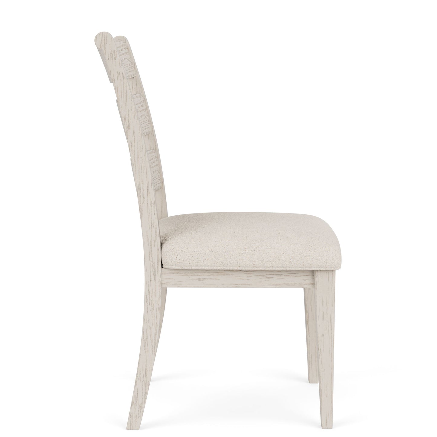 Glenndale - Wood Back Upholstered Side Chair (Set of 2) - Aged White