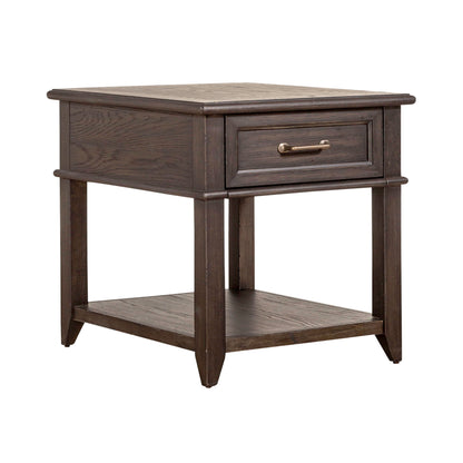 Mill Creek - Drawer End Table - Peppercorn