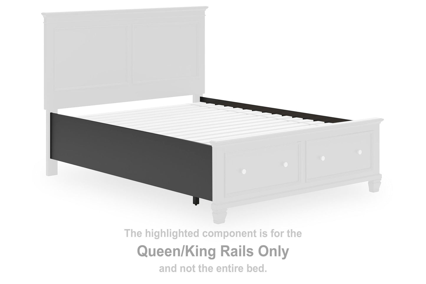 Lanolee - Queen/King Rails - Black