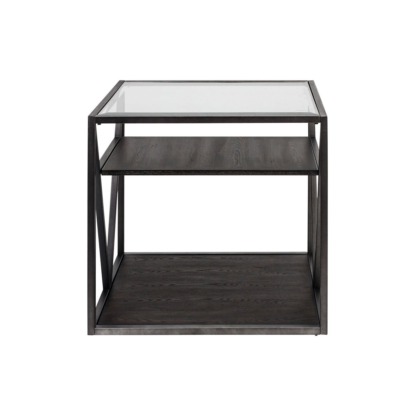 Arista - 3 Piece Table Set (1 Cocktail 2 End Tables) - Cobblestone Brown / Gray Dusty