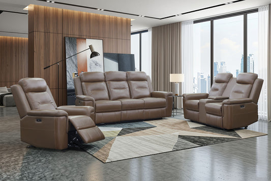 Keldon - Reclining Sofa - Brown