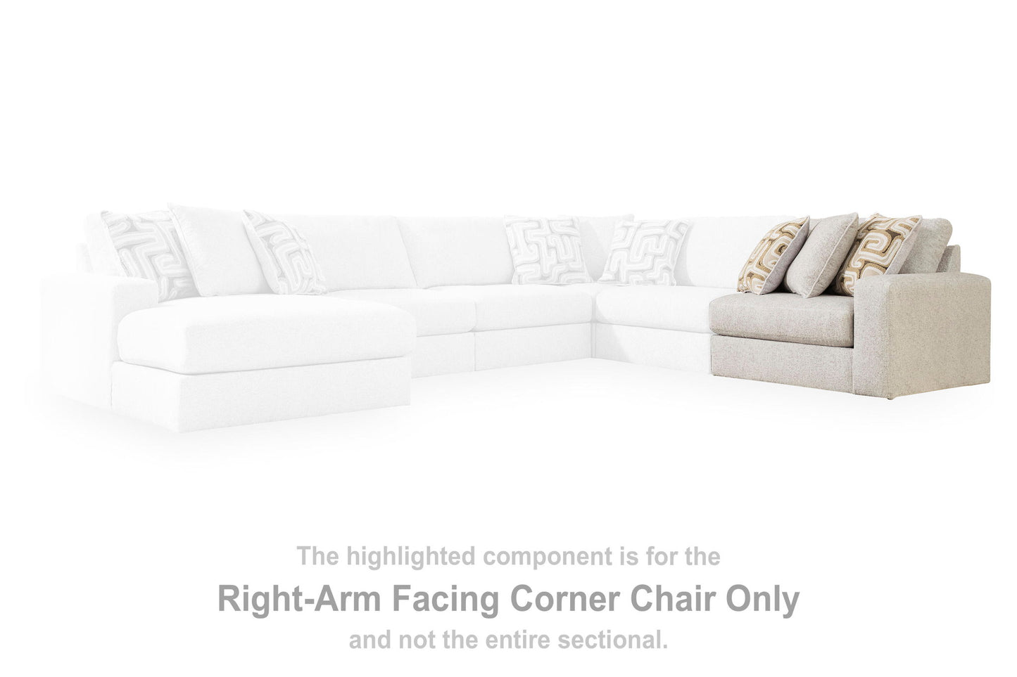Kestrie - RAF Corner Chair - Feathered