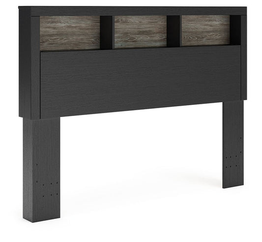 Broachmyn - Lighted Bookcase Headboard