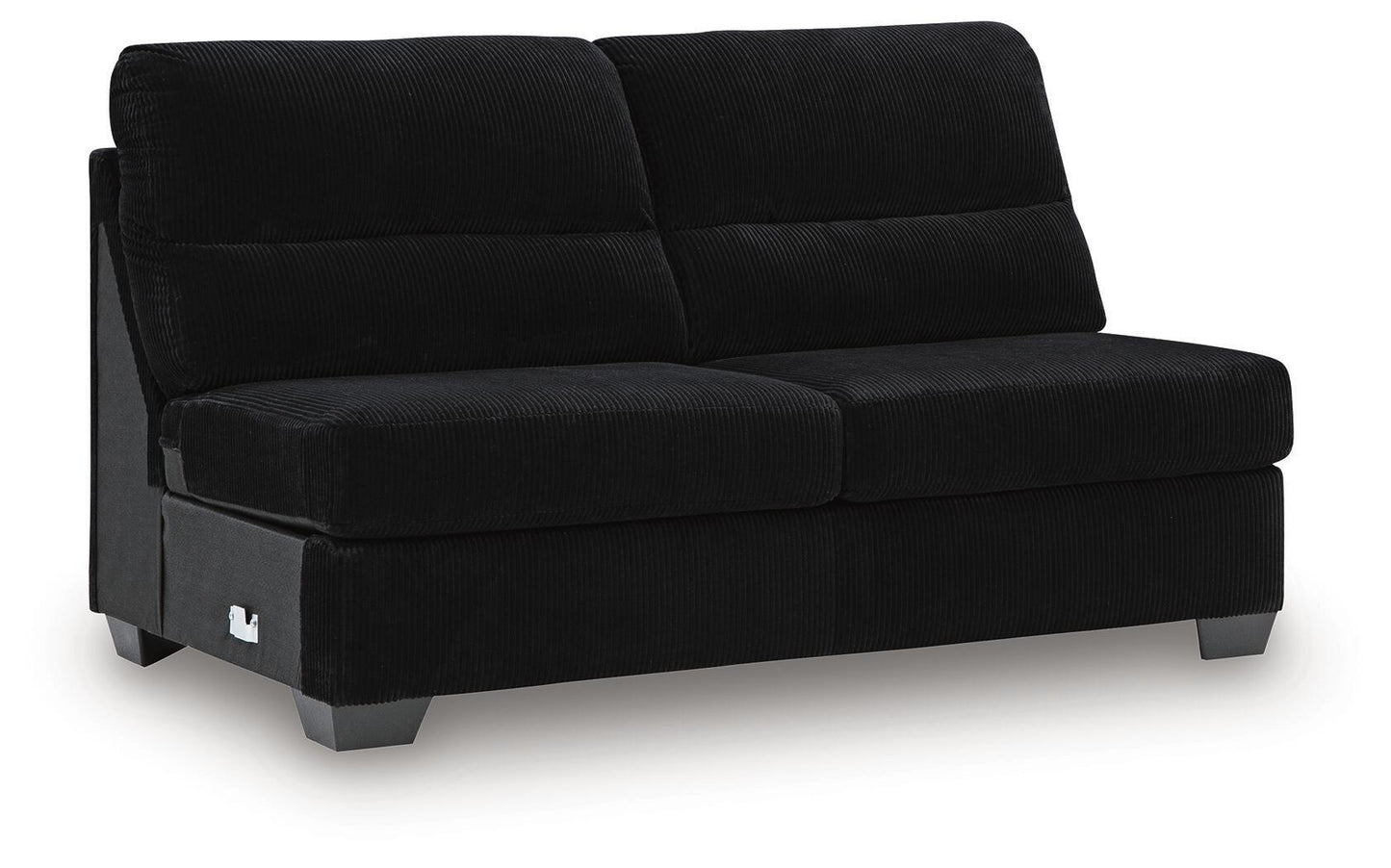 SimpleJoy - Armless Loveseat - Onyx