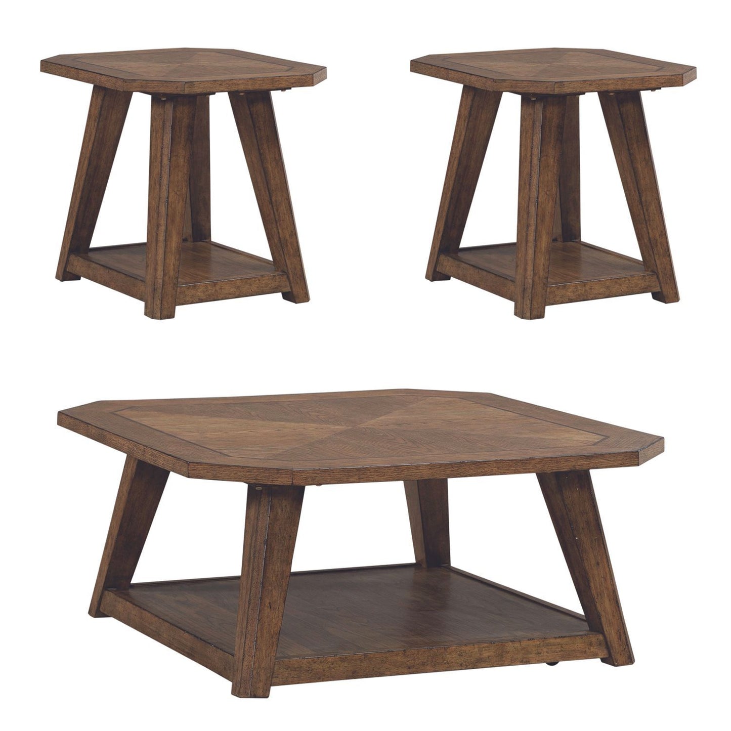 Carolina Park - Optional 3 Piece Set - Amber Brown