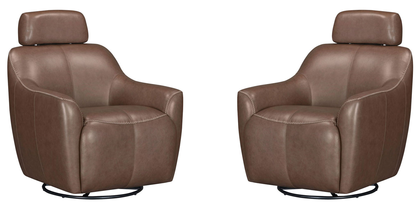 Miles - Swivel Gliding Accent Chair