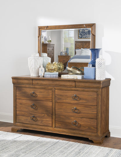 Echelon - Rectangular Mirror - Heritage Walnut