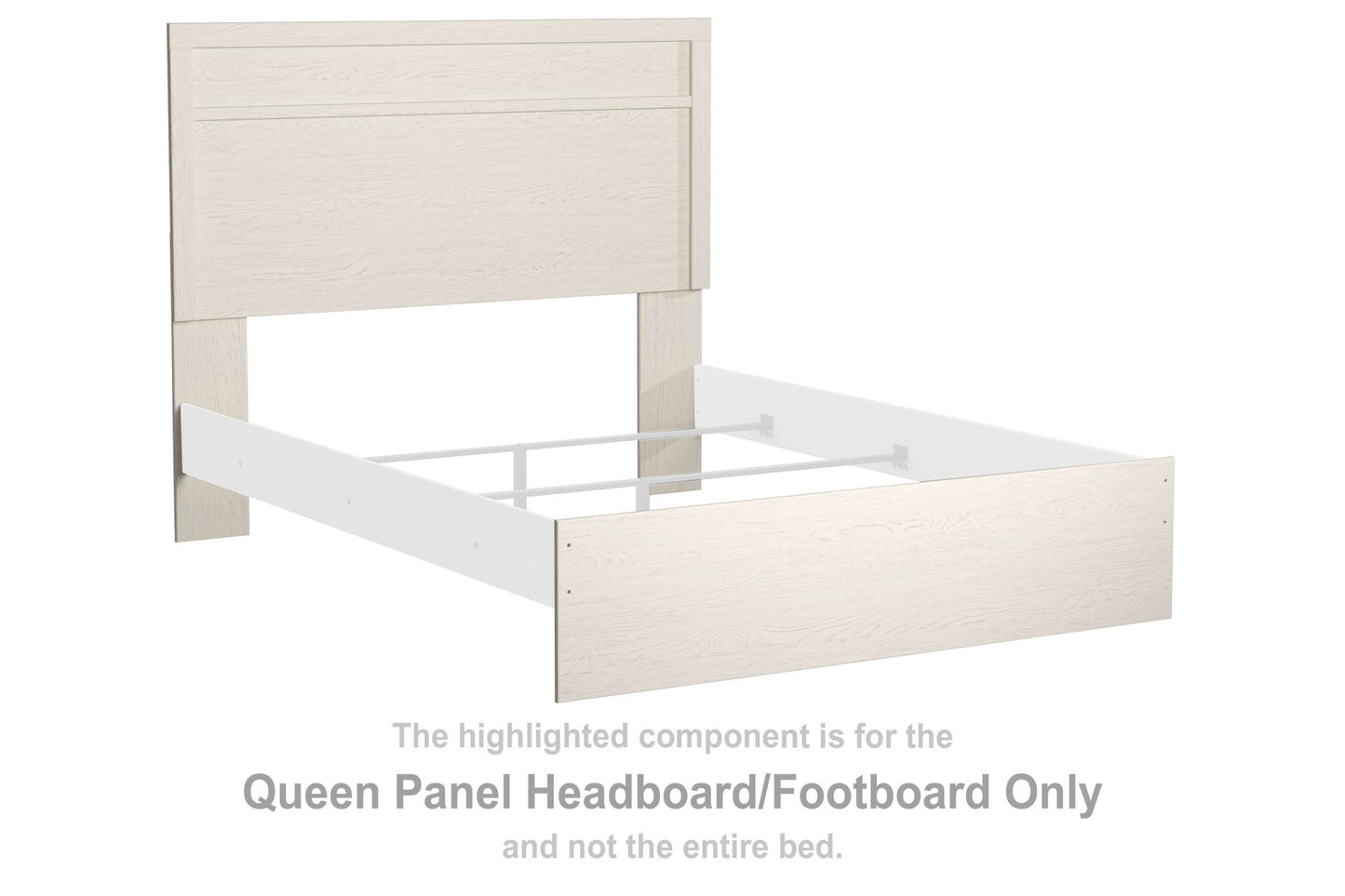 Stelsie - Queen Panel HDBD/Ftbd - White