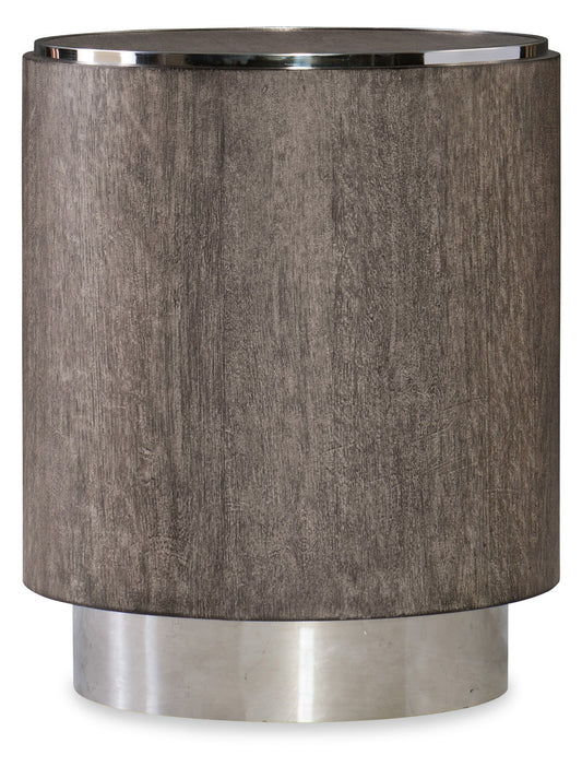 Storia - Round End Table - Dark Gray