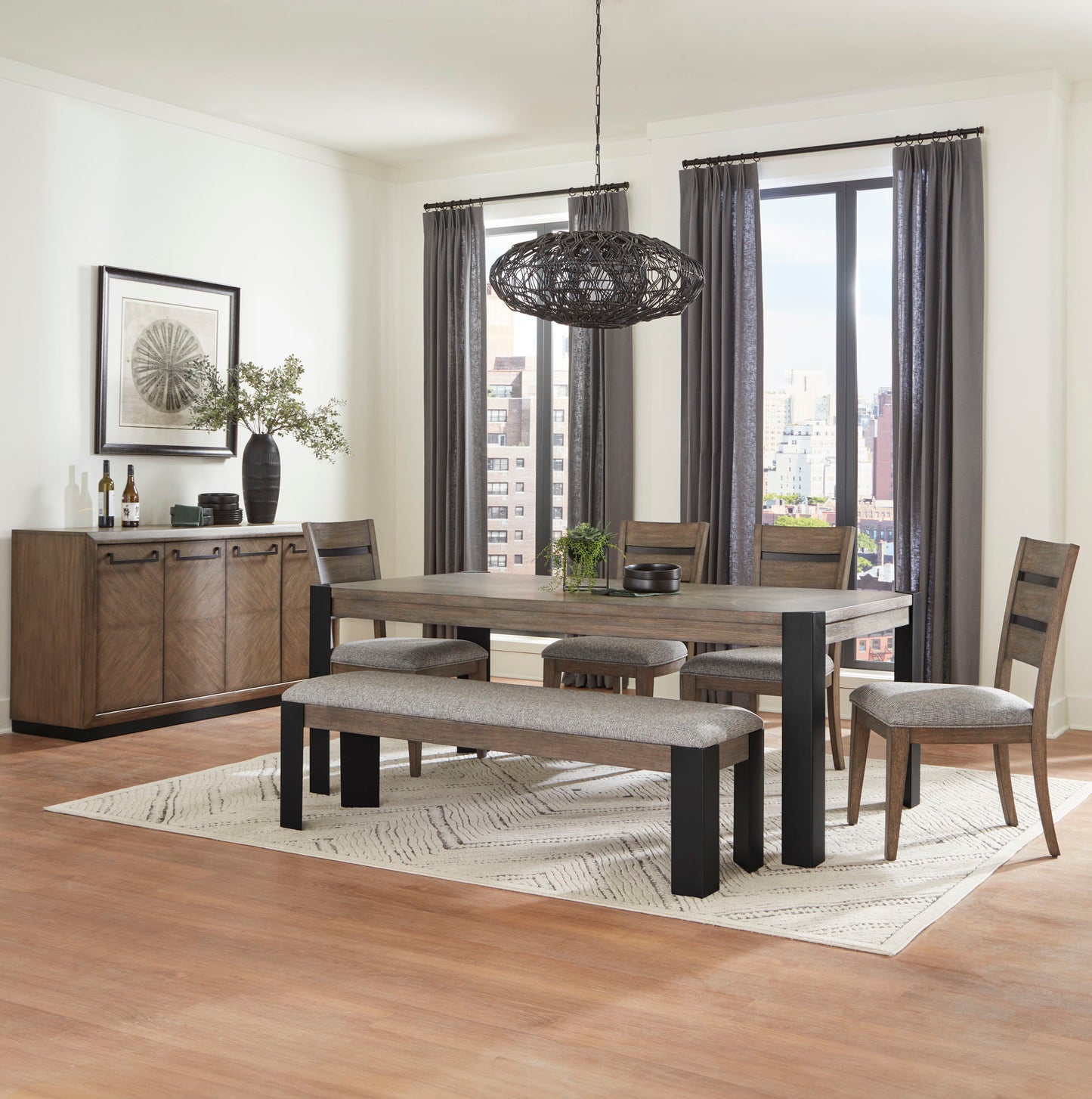 Cedar Fork - Dining Sideboard - Smoked Arabica