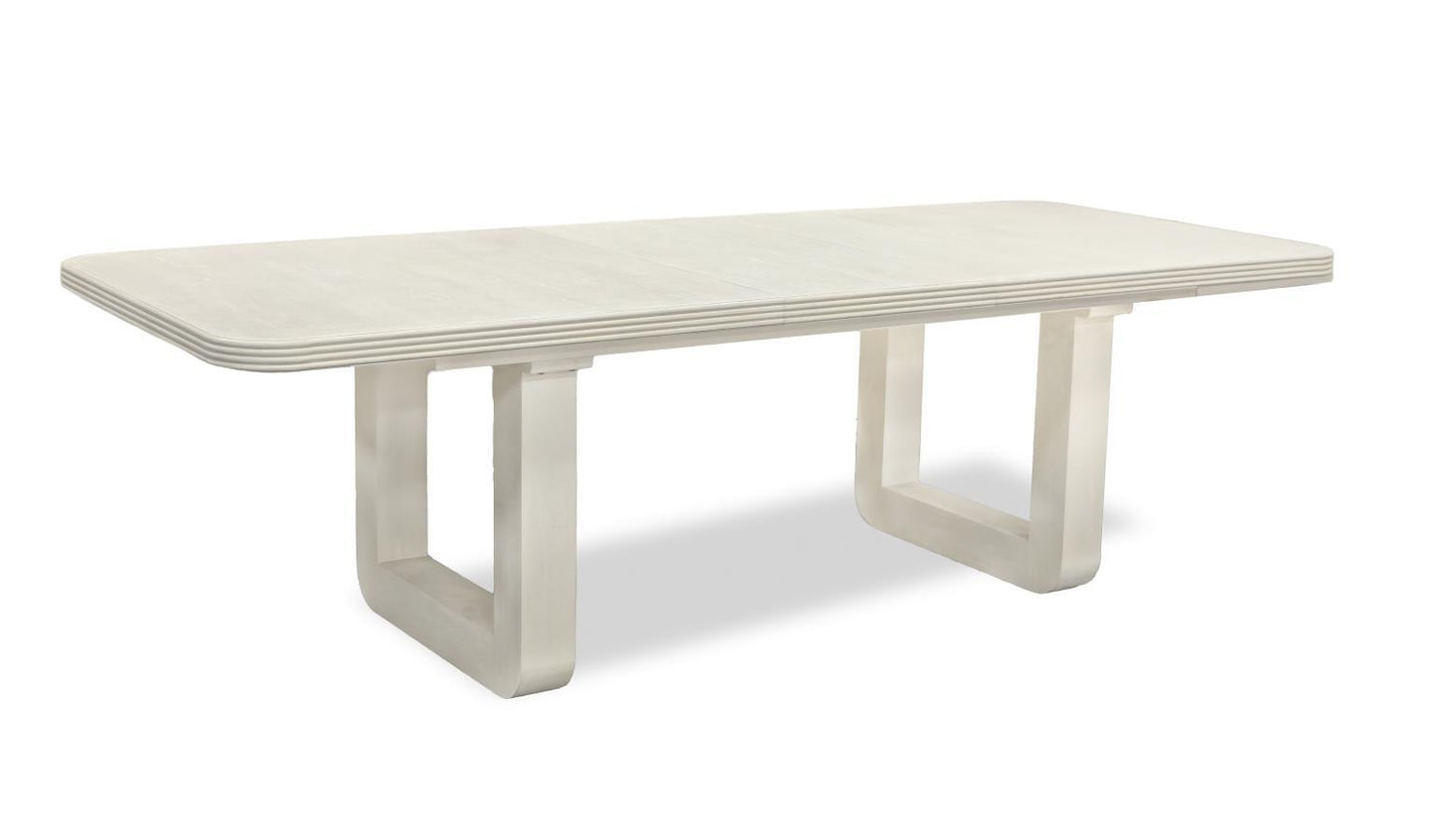Maren - Double Pedestal Dining Table With Leaf