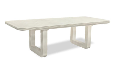Maren - Double Pedestal Dining Table With Leaf