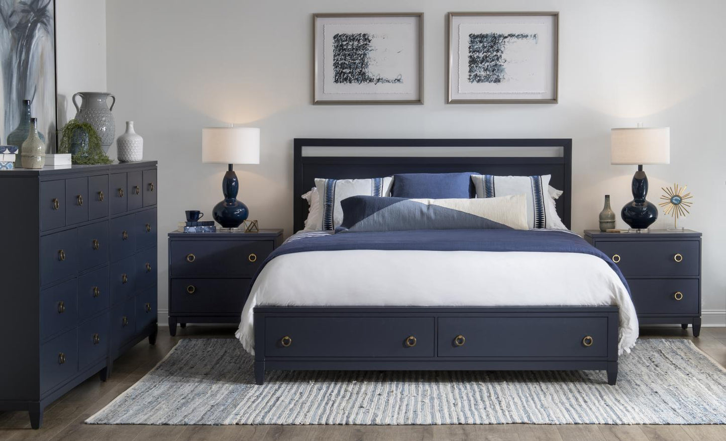 Summerland - Complete Panel Bed With Storage